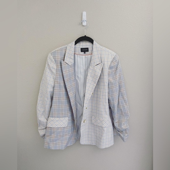 1. State plaid topcoat Size S / NWT main image 0